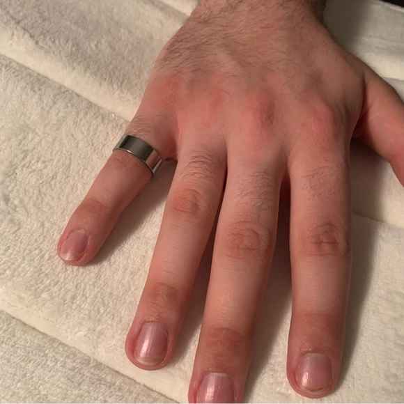 Stainless steel silver band - Picture 3 of 7